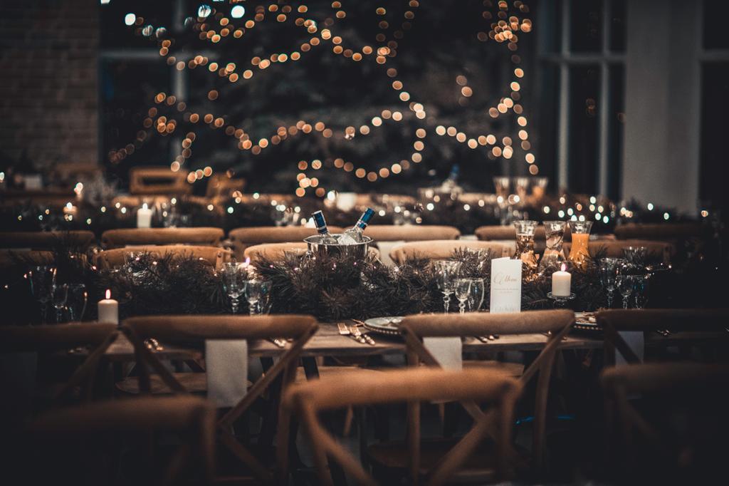 Dekoracja światłem sala weselna